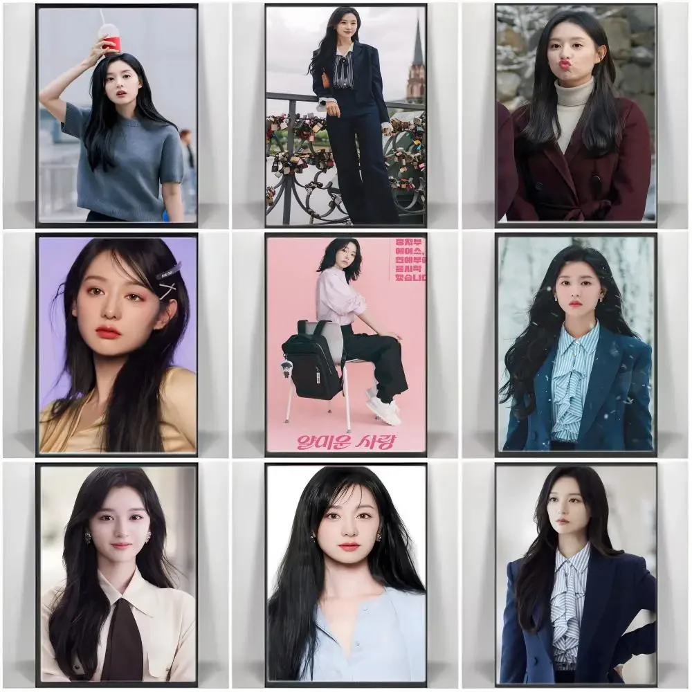 Star K-Kims Jiwons Poster Self-adhesive Art Waterproof Paper Sticker Coffee House Bar Room Wall Decor