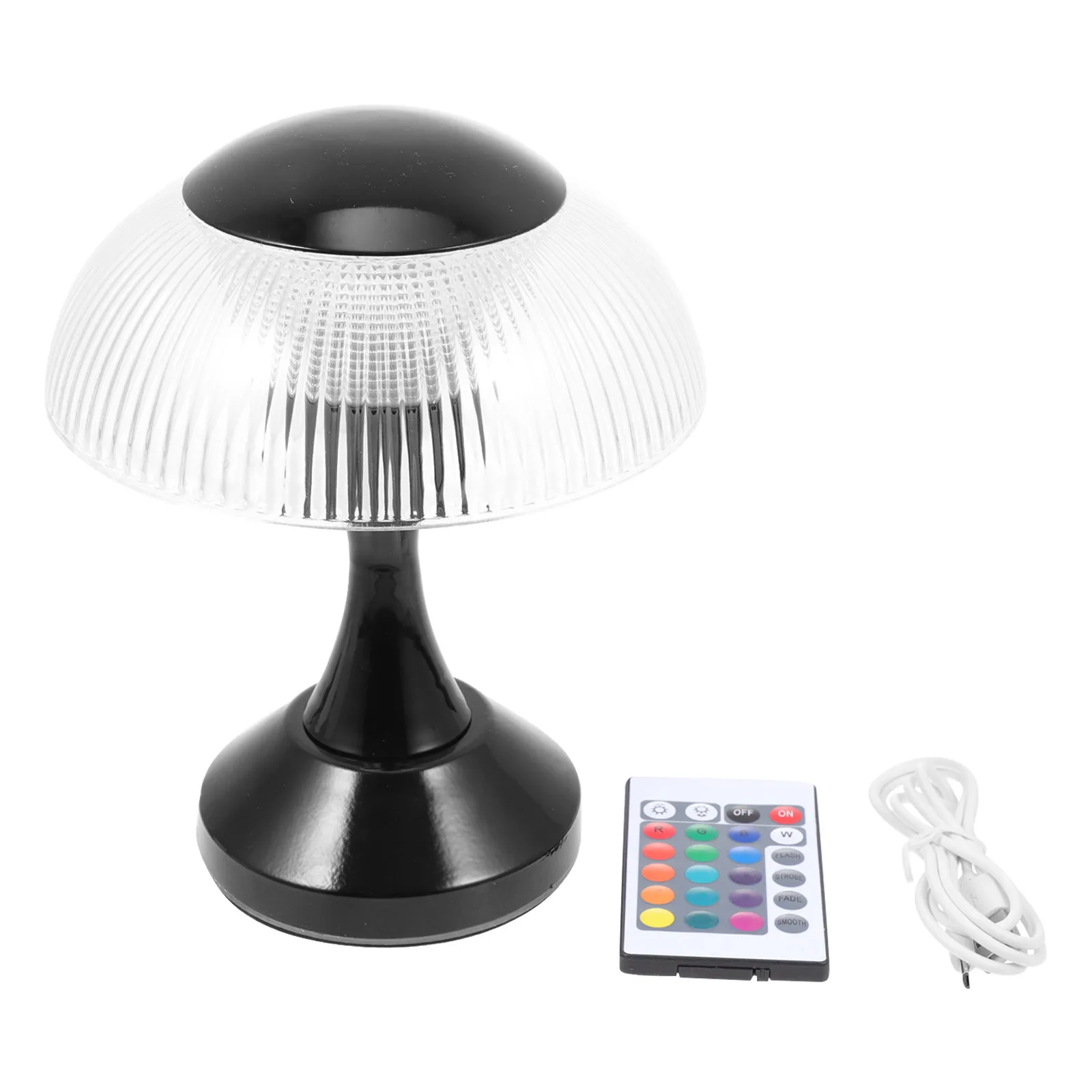 

1Set Creative Mushroom Style USB Powered Table Lamp Fine ABS Acrylic Desktop Light Compact Decorative Lamp for Home Office