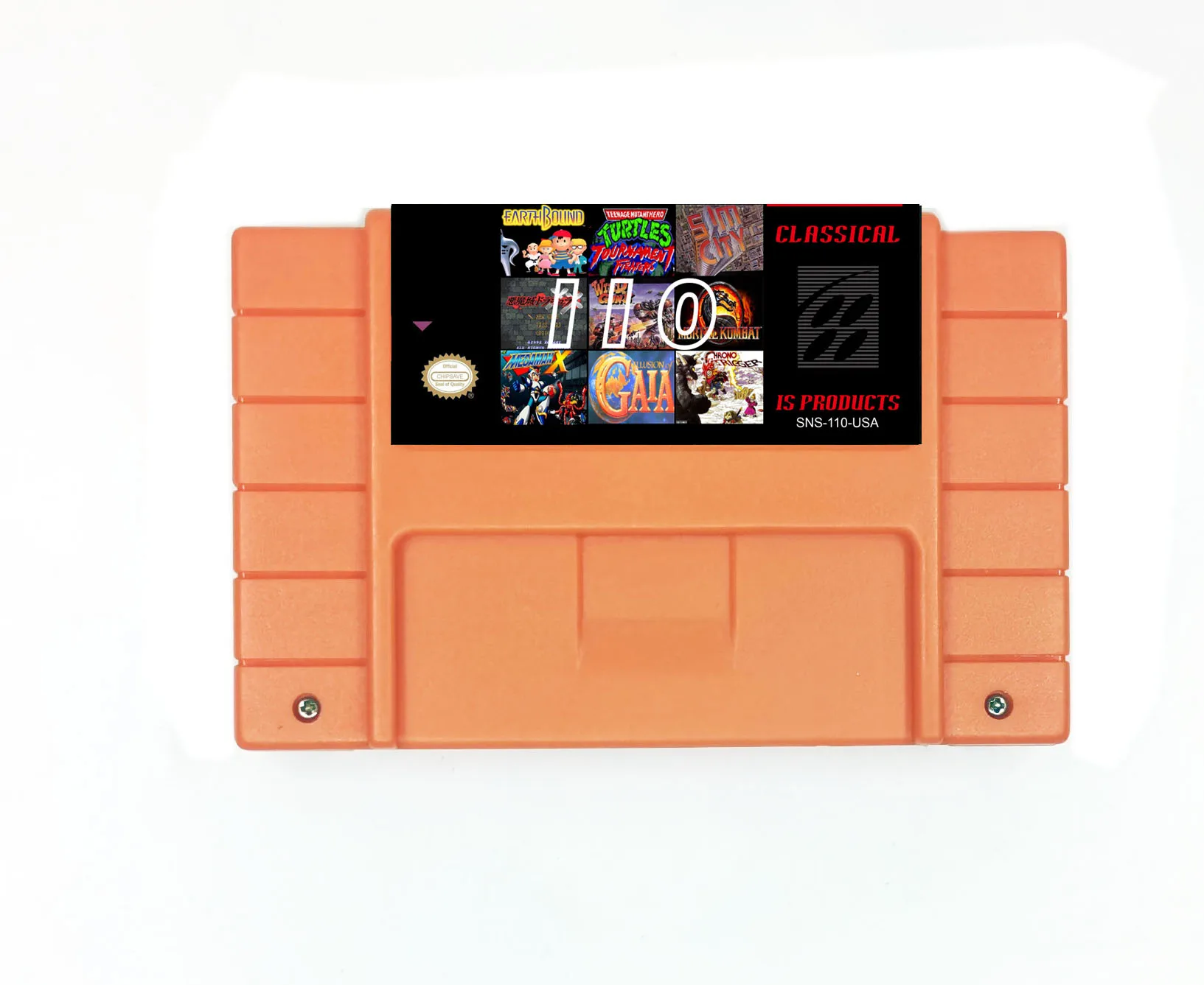 Super 110 in 1 Battery Save Game file Cartridge Chrono Trigger A link to the Past Soul Blazer Super Marioed World Turtle