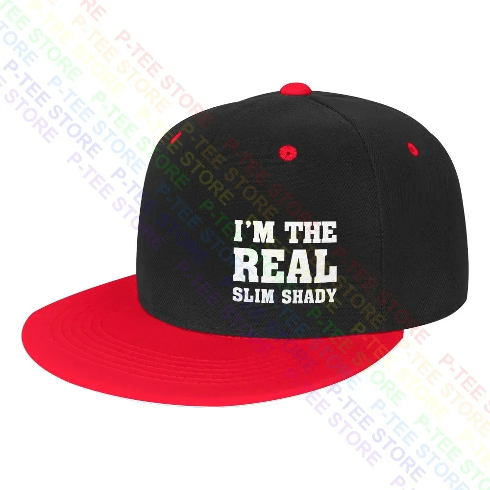 Eminem Merch I’M The Real Slim Shady Snapback Cap Colorful Baseball Caps Hat Fashion Hot Selling