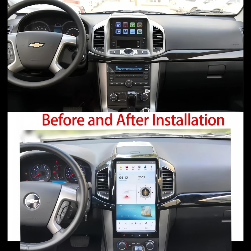 13.6inch 4K Screen Car Radio For Chevrolet Captiva 2008 - 2017 GPS Carplay Android 13 Car Multimedia Video Player Head Unit DSP