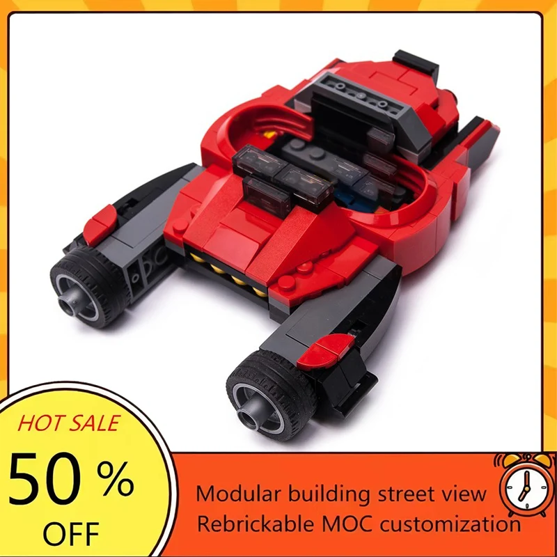 

157PCS Popular Space War Movie Model MOC Building Bricks Air Race Car Modular Technology Gift Holiday Assemble Children Toy Suit