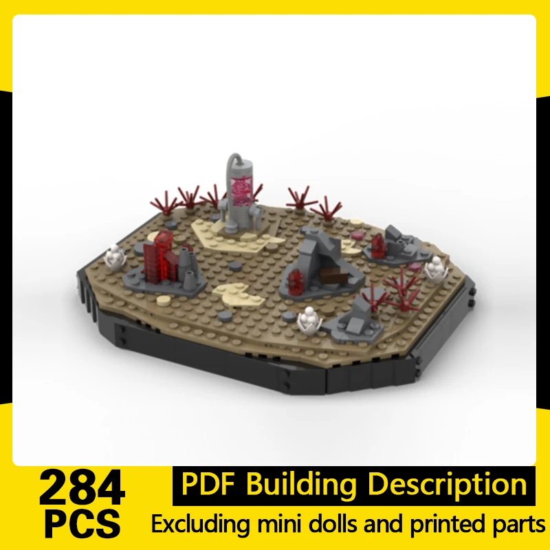 

Medieval Castle Model MOC Building Bricks Island Red Zone Diorama Modular Technology Gifts Holiday Assemble Children Toys Suit