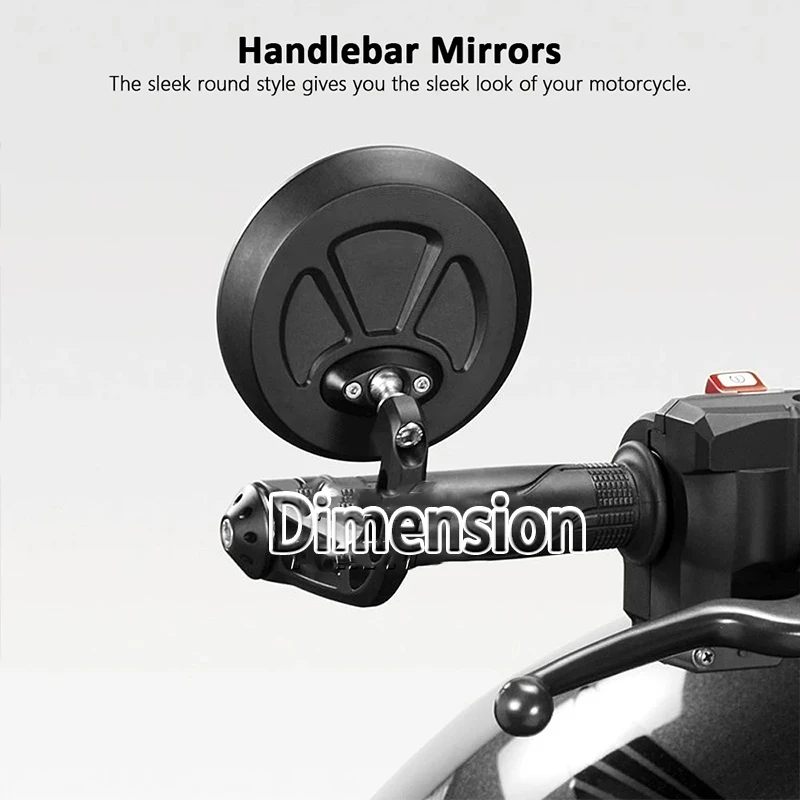 

For Honda CRF1000L CRF1100L Africa Twin Adventure Sport CRF1100AL Motorcycle Rearview Mirrors Bar End Handlebar Mirror Kit