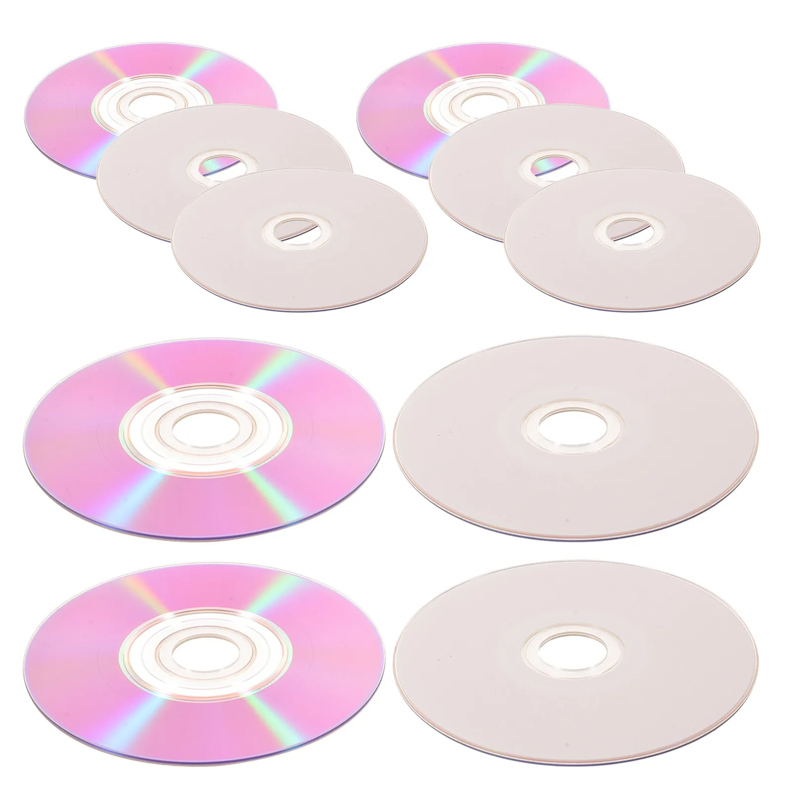 10 Pcs Blank Mini Dvd Disc 3 Inch1.4GB Blank Disc Cd Rw Disk Music Cds With Case Cd-rw Digital Audio Discs Cases Dvd Cdrw Decor