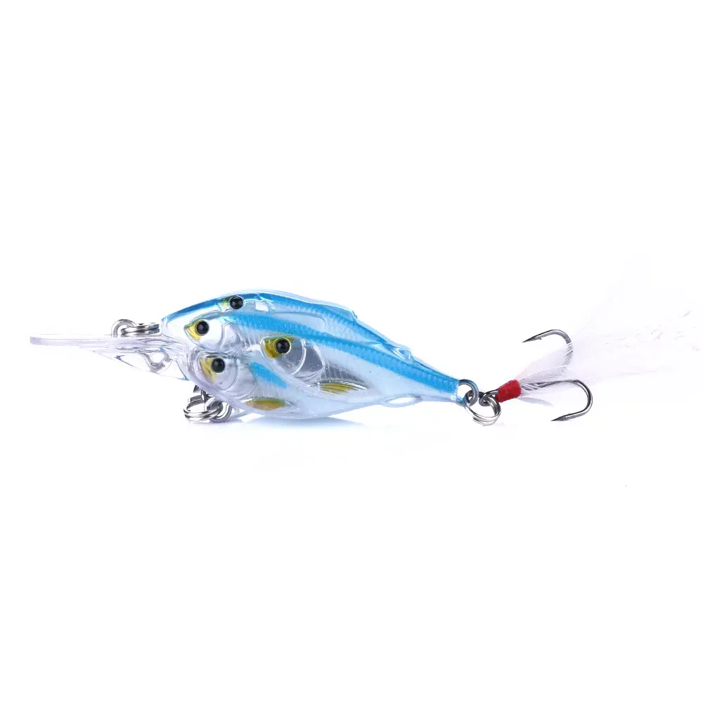 Señuelos duros Crankbait para pesca de lucio y carpa - imagen 2