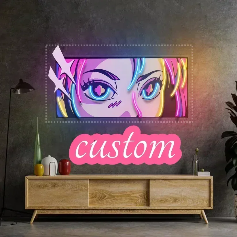 Custom Commercial Neon Signs Printed Neon Lights for Room Office Store Wall Decoration Valentine's Day Anniversary Neon Custom