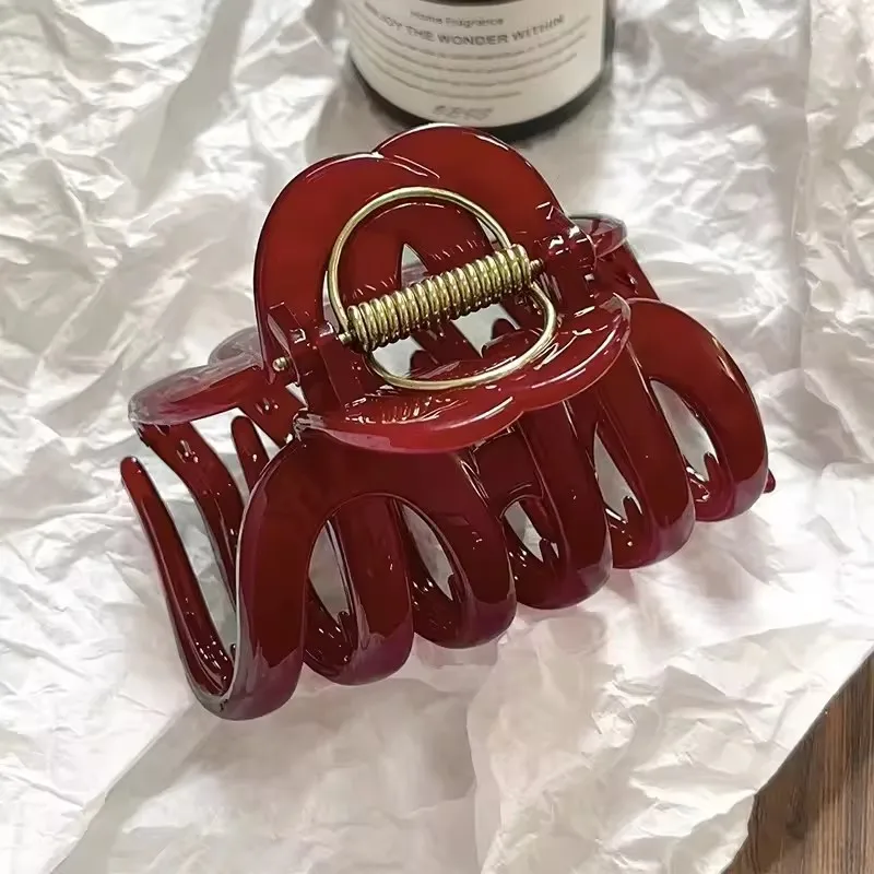 Vintage-Design, Kürbis-Haarklammer für Damen, Kopfbedeckung, Hai-Clip, Stirnband, Haarnadel, geeignet für den täglichen Gebrauch, Haar-Accessoires – Detail 6