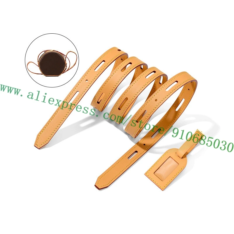 

Vachetta из телячьей кожи, плечевой ремень, этикетка, бирка, детали для сумки, аксессуары, замена для дизайнерской женской сумки Boite Chapeau Souple