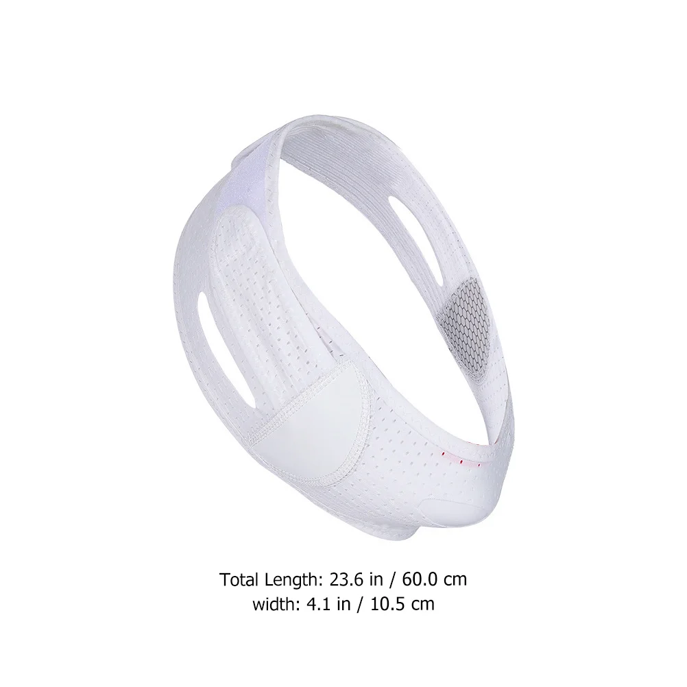 1 قطعة رباط شد الوجه على شكل حزام V لرفع الذقن وتقليل الذقن المزدوج وتحسين مرونة البشرة