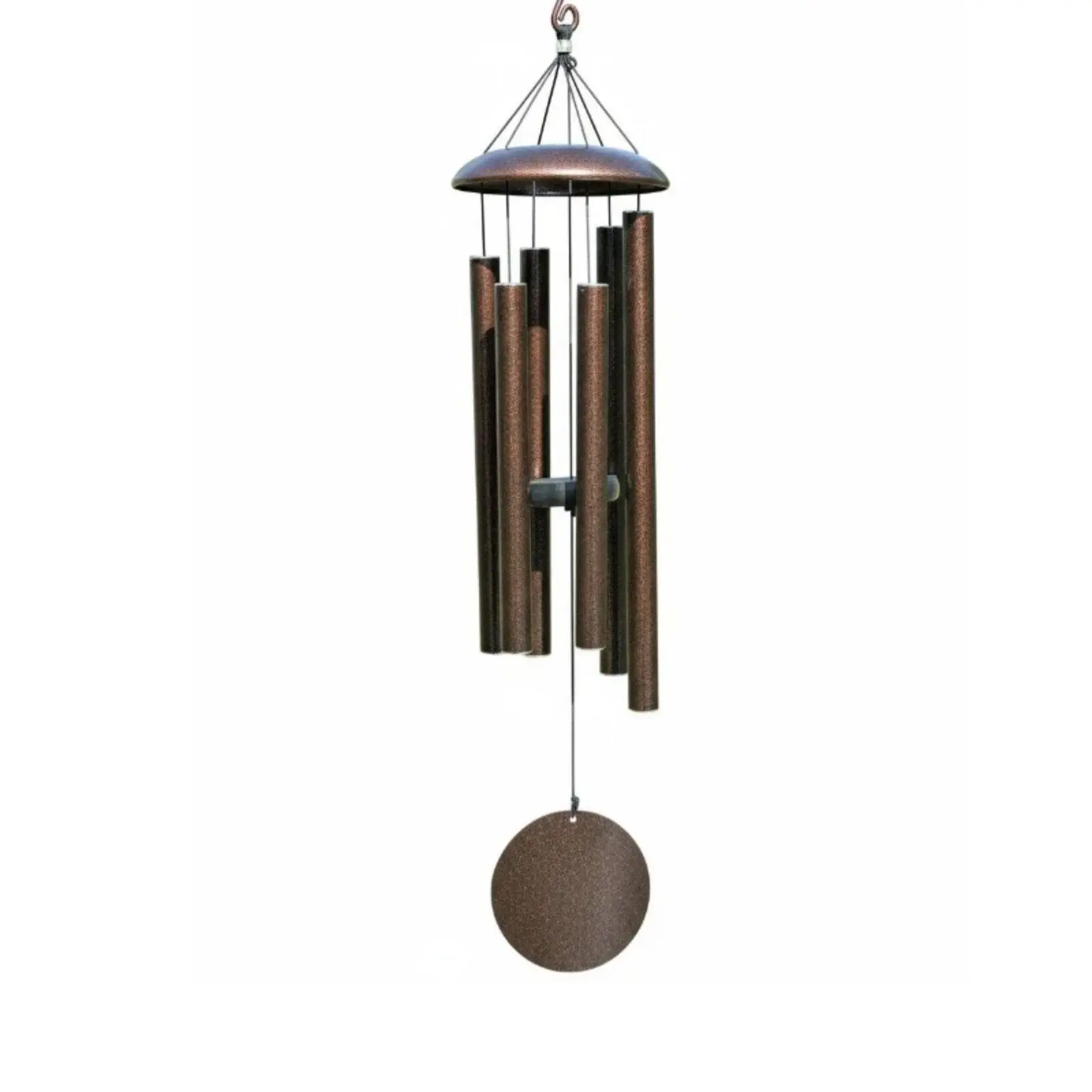 Aluminum Alloy Wind Chime Deep Tone Hanging Garden Wind Pendant for Outdoor Patio Balcony Peaceful Decor Gift for Friends
