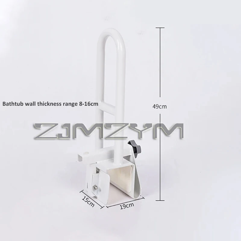 Mango de barra de agarre de seguridad para bañera antideslizante para mujeres embarazadas y ancianos, Metal, anticaída, marco de soporte