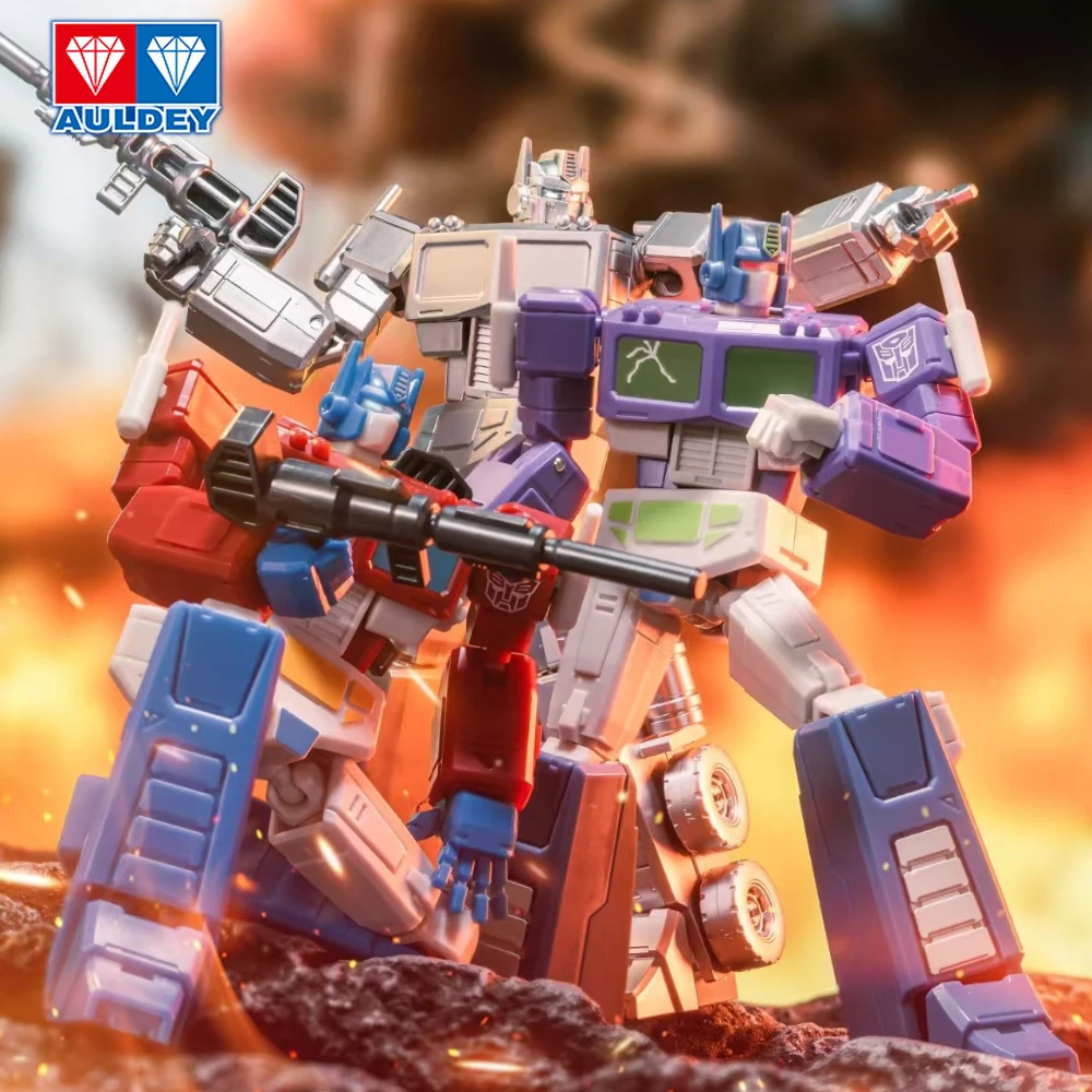 本物の正規品トランスフォーマーメカモデルガルバトロンクリアメガトロンコレクタブルアクションフィギュア男の子の祭りサプライズギフトおもちゃ