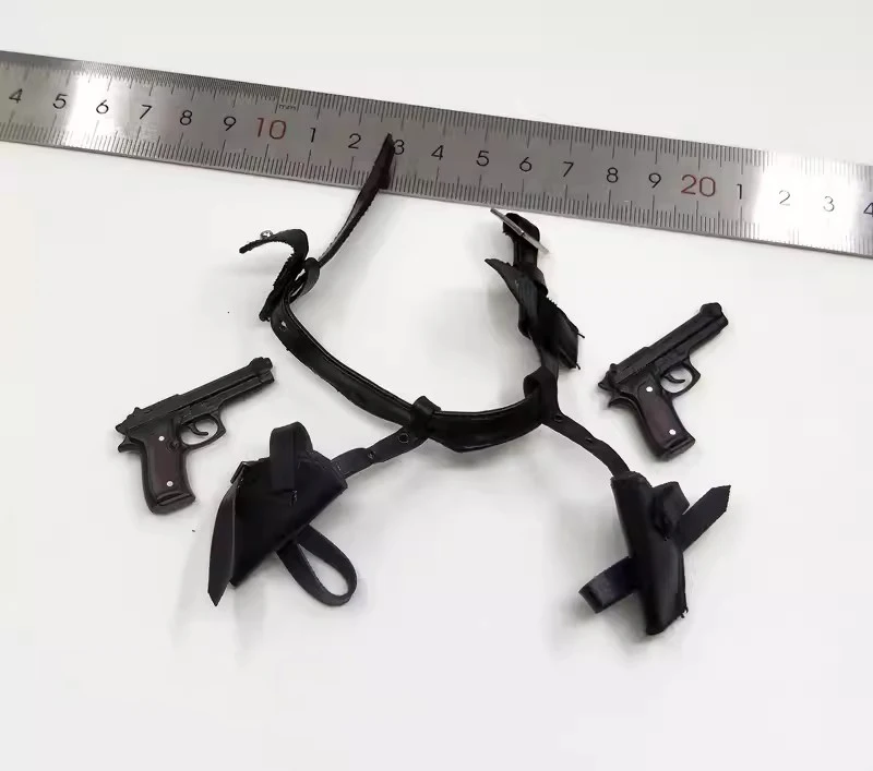 

1/6th VSTOYS 19XG48 Female Soldier Killer Black Waist Belt Secondary Weapons Toy Model for 12" TBLeague S12D Figure Body