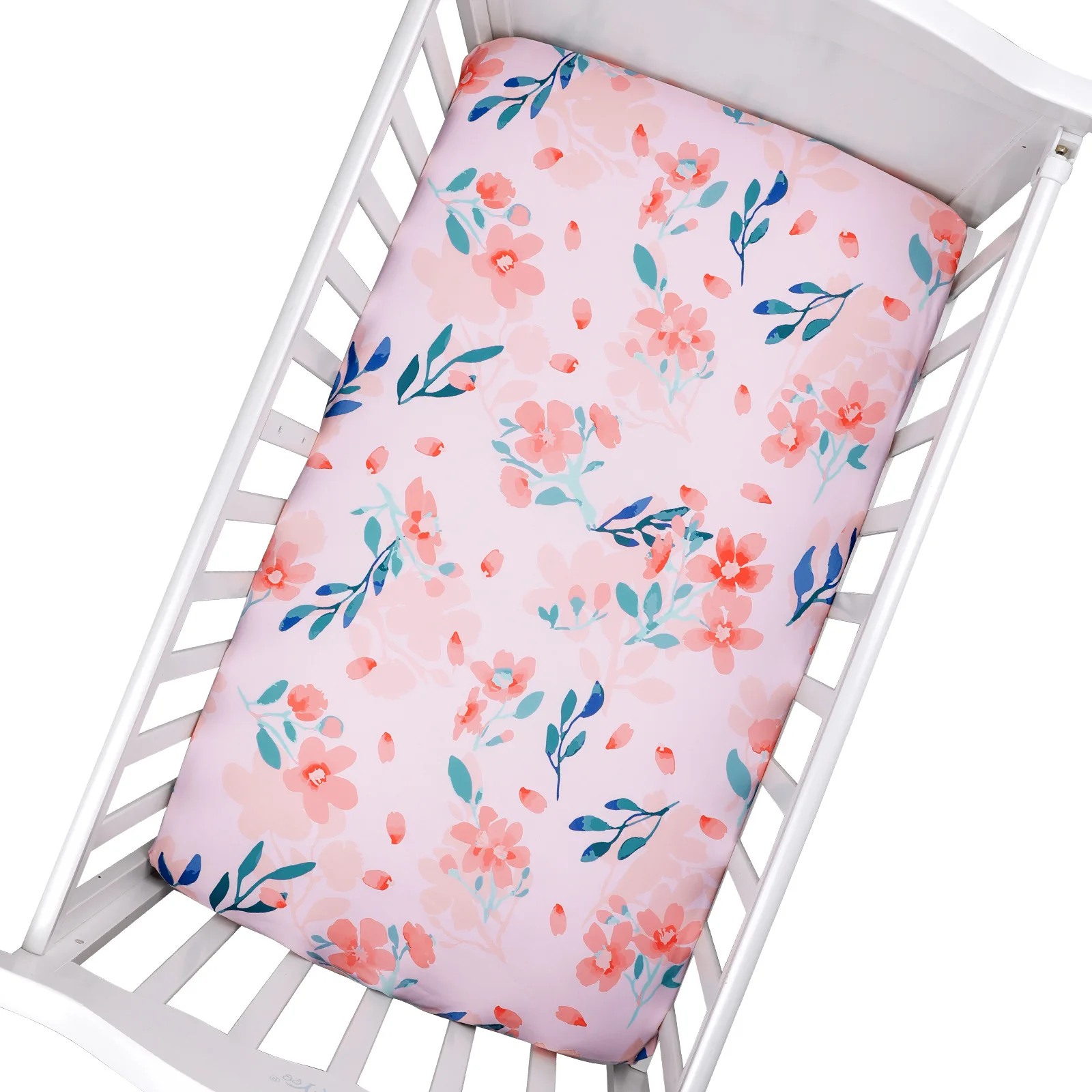 100% Cotton Crib Fitted Sheets Soft Baby Bed Mattress Covers Printed Newborn Infant Bedding Set Kids Mini Cot Sheet 130*70cm