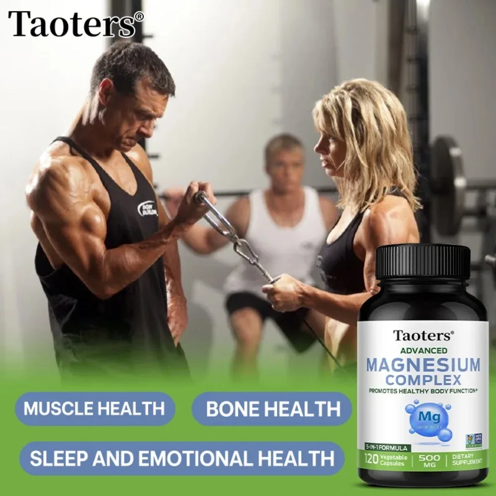 Magnesium Complex - Bone, Muscle & Heart Health Supplement, Sleep Support,Muscle Relaxation,Stress & Anxiety Relief