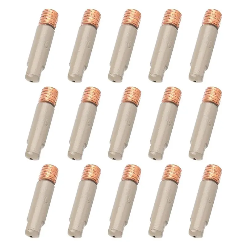 

Y42A-Anti-Spatter Nozzles(0.8Mm), 15PC Coated MIG Welding Tips Set For Enhanced Performance