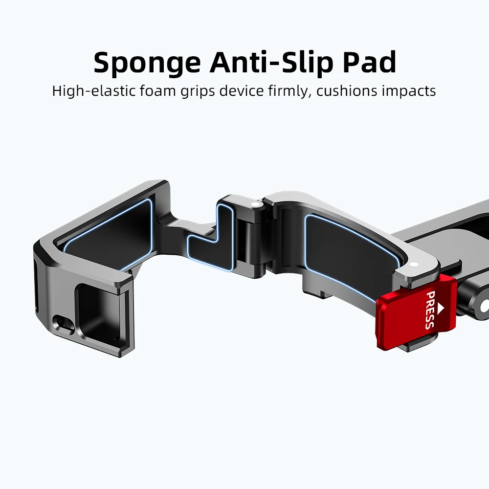 Metalowy statyw magnetyczny Flymile P4P do DJI Pocket 4P 4 3, akcesoria, klatka na kamerę, uchwyt do selfie, statyw Mantis, stojak biurkowy — zdjęcie produktu 5