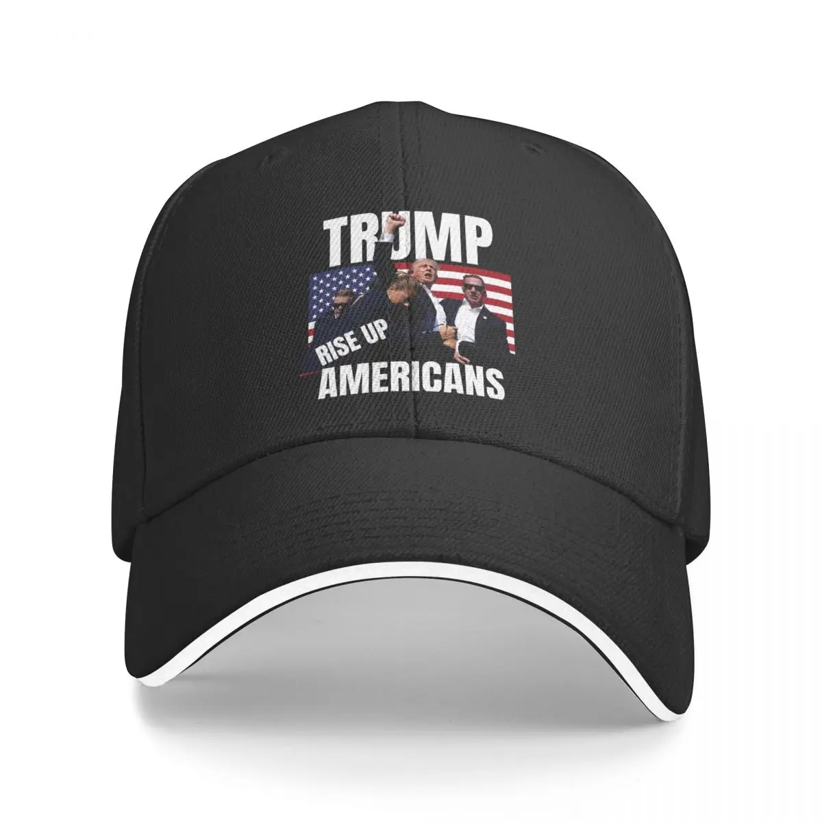 

Trump Rally Shot Golf Cap Merch Vintage 2024 President Sun Cap Unisex Style for Outdoor Golf Headwear Adjustable