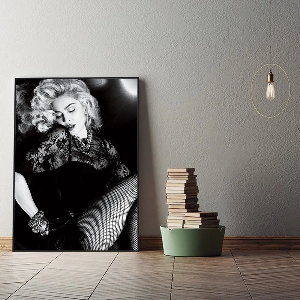 singer Madonna Poster DIY Vintage Movie Poster Wall Art Painting Study Stickers Big Szie Wall Painting
