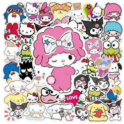 10/30/50pcs Cartoon Anime Sanrio Stickers Decals Kids Toy for Helmet Stationery Suitcase Fridge Waterproof Kawaii Sticker Packs