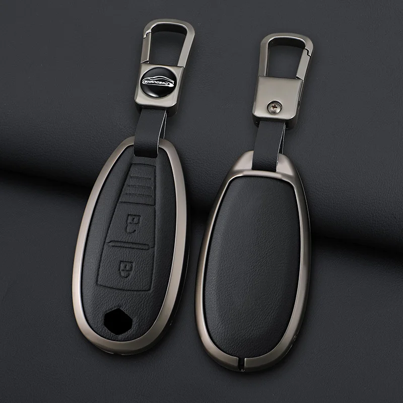 Zink-legierung Auto Fernbedienung Schlüssel Fall Shell Cover Fob Für Suzuki Vitara Swift Ignis Kizashi SX4 Baleno Ertiga Samurai S-kreuz Accessori – Detail 4