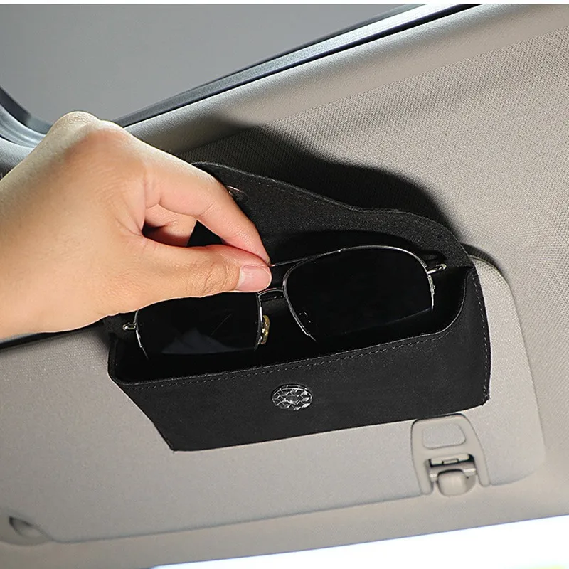 Car Glasses Case Sunglasses Storage Box Clip For M Performance BMW F20 F40 F22 F30 E90 F32 F10 F06 F07 F46 M3 M4 M5 Accessories