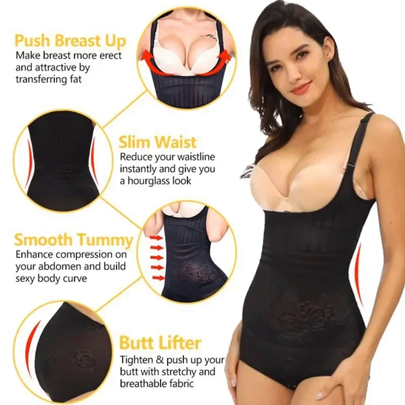 Women Underbust Postpartum Body Corset Cincher Conjooined Shapewear Women Body Shaper