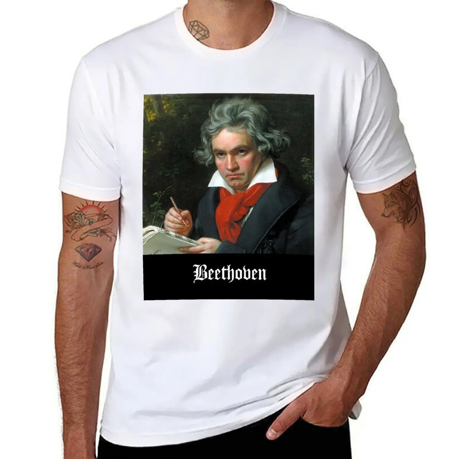 

Beethoven T-Shirt man t shirt summer man t shirt cotton high quality T-Shirt