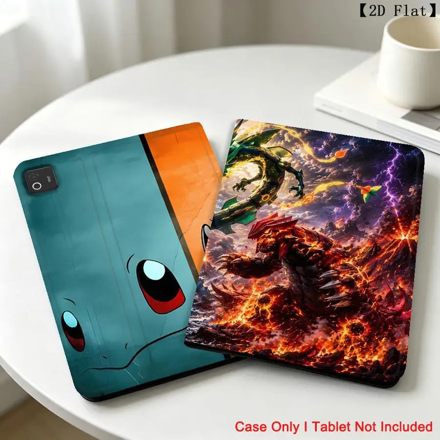 Love Pokemons With Pencil Holder Case for Xiaomi Pad 5 6 7 8 Pro Redmi Pad SE K Pad 8.8 9.7 12.4 Inch Pad 6s Pro 7 Ultra