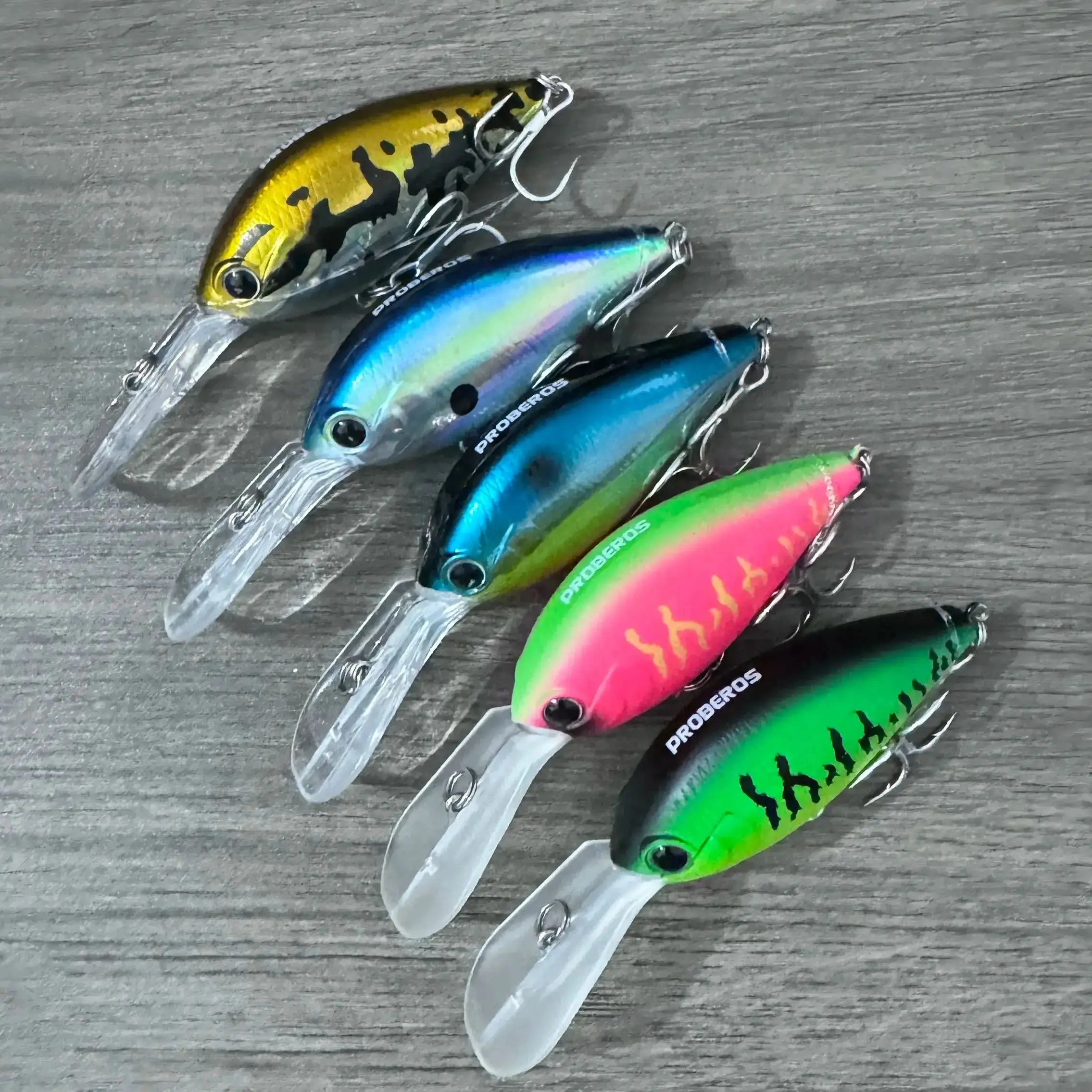 PROBEROS Wobbler Angelköder 4,92 Zoll 24,5 g sinkende Minnow-Wobbler Kunststoff-Kunstköder Outdoor-Angelzubehör