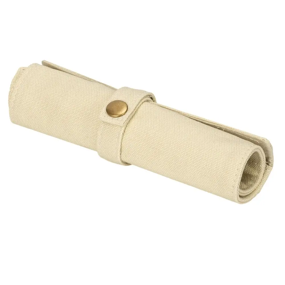 Watch Band Holder Bracelets Packing Canvas 5 Slot Watch Roll Bag Necklace Storage Bag Watch Strap Storage Bag Watch Roll Case
