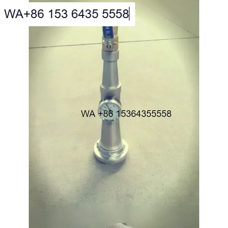 Wmwmnu for 65mm 2.5 Inch Aluminum Flexible Hydrant Pressure Testing Device Switch Straight Stream Nozzle Firefighting
