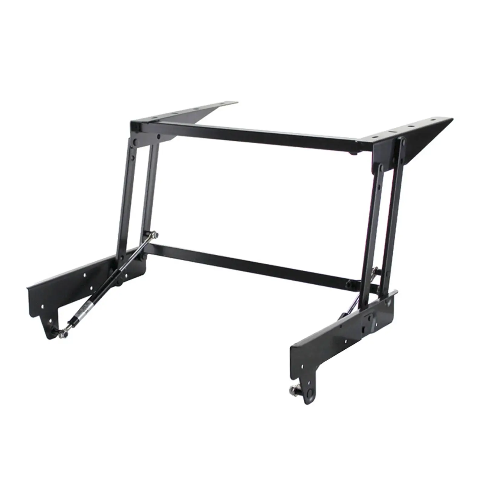 DIY Coffee Table Gas Hydraulic Hinge Folding Stand Easily Install Multifunctional Lifting Rack for Computer Tables Black Color