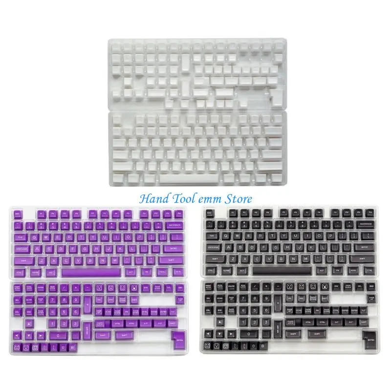 

H37F 142Pcs Customized Double Shot Keycaps SAProfile Suitable for Keycap