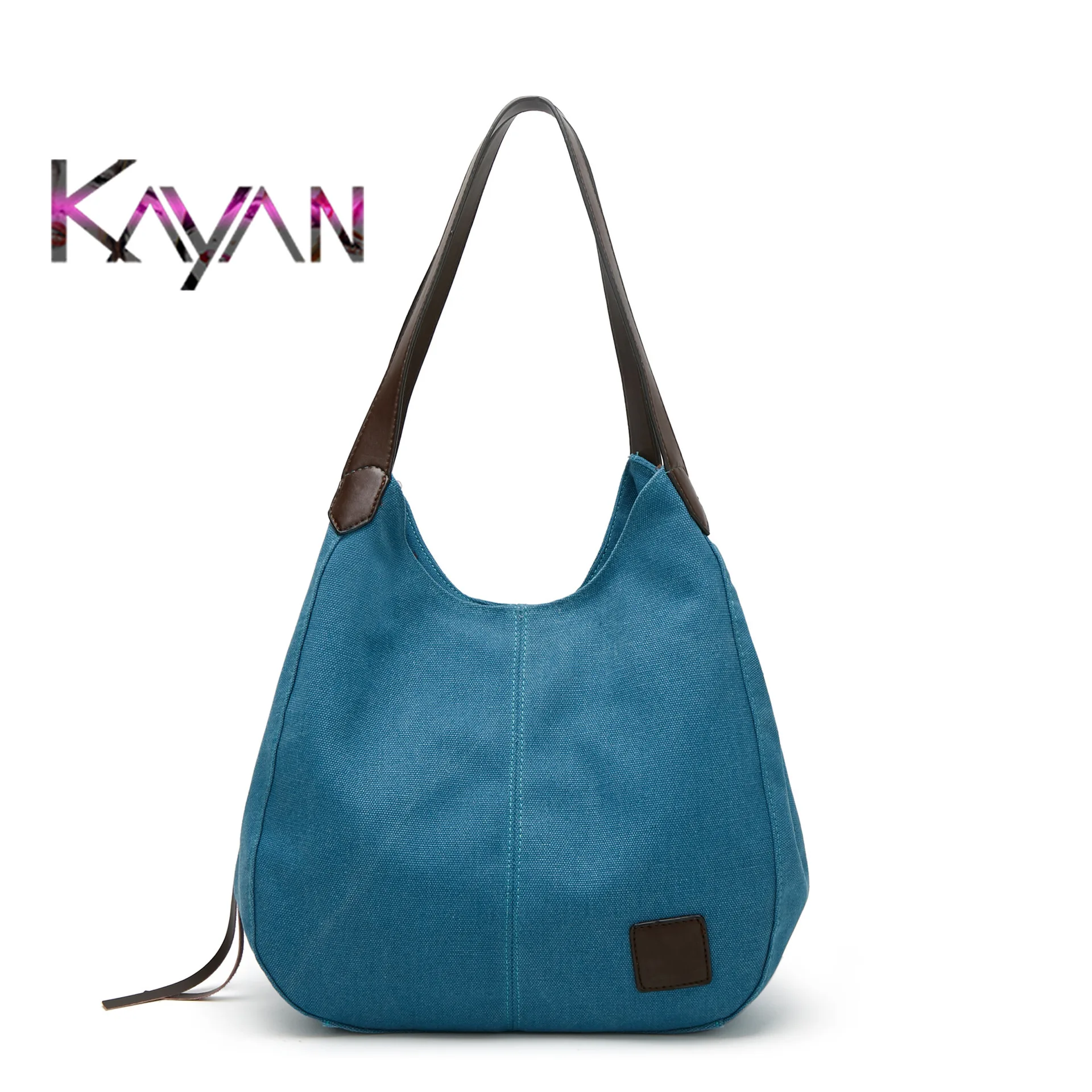 Fashion Trend Functional Simple Women Handbag Large Capacity Canvas Tote Shopping Bag For Ladies Female