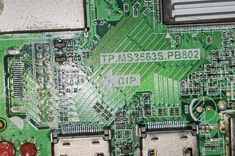 TP.MS3563S.PB802   Three in one TV motherboard, tested well, physical photo for 37-50V 500ma