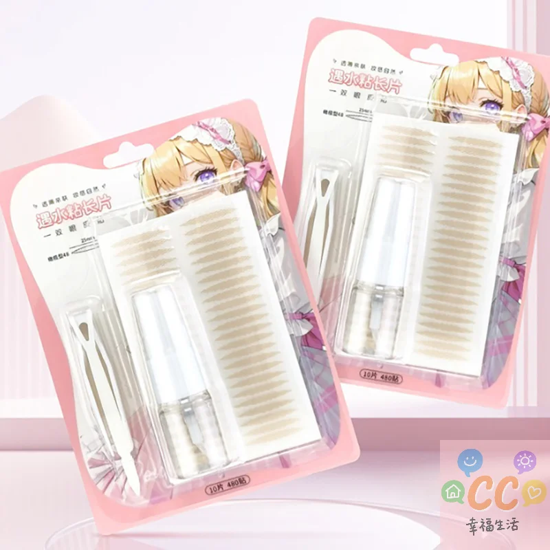 2025 nouveau HUA HUA Invisible paupière autocollant dentelle oeil ascenseur bandes Double paupière bande adhésive autocollants bande pour les yeux outils HUA HUA