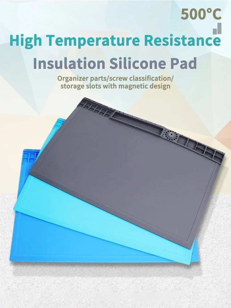 OSS W328 W316 Heat-Resistant Work Pad Multifunctional Soldering Silicone Pad Phone Computer Repair Insulation Workbench