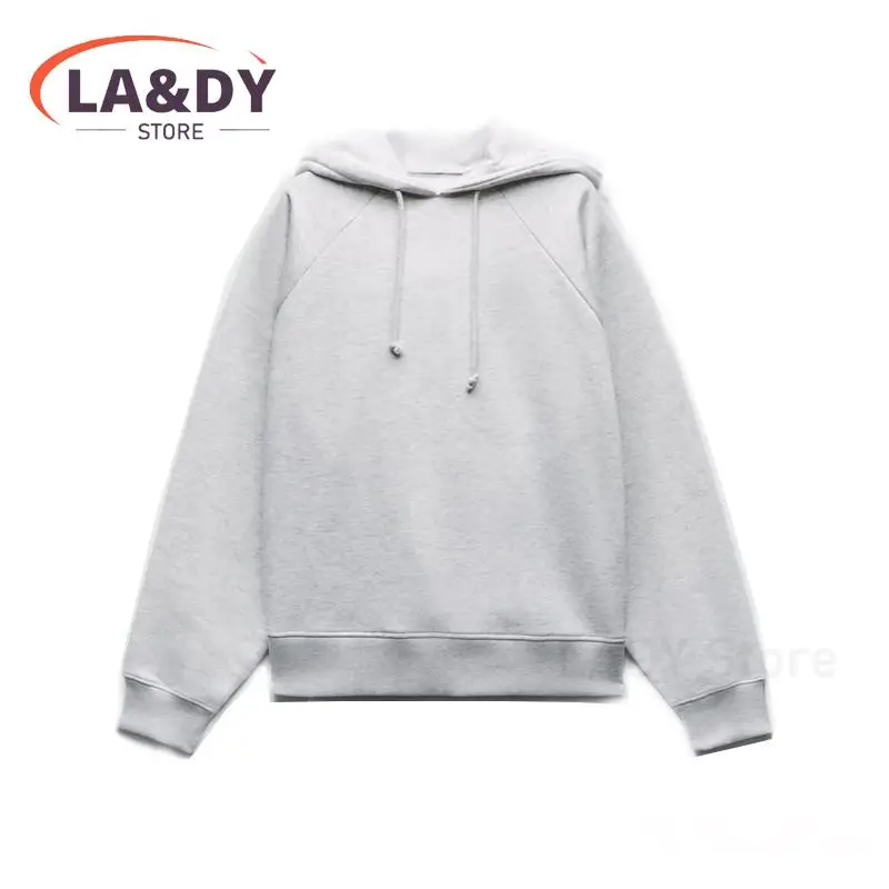 Sets Women 2024 Autumn Winter Fashion Loose Solid Color Long Sleeve Hooded Hoodie Tops + Casual Jogging Pants Suits Female