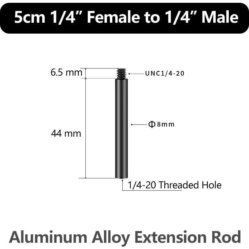 1/4 zu 3/8 M5 M6 M8 Gewindeadapter Stecker auf Buchse Stativschrauben-Adapter für GoPro Insta360 DJI OSMO Action-Kamera