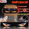 Truck Eyes RGB LED Matrix Pixel Panel Zigarre Auto Zeichen Animation Fernbedienung LED Panel Flexible Display Licht 12V 24V 1