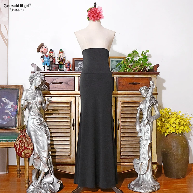 Spanish Flamenco Dance Practice Dress Skirt Multilayer Women Wear Fishtail DTT39 1 order