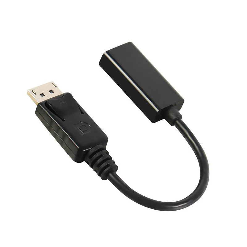 4K UHD Displayport to HDMI-comptible  Video Converter Cable Male to Female DP to HDTV for PC Computer