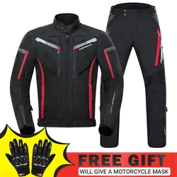 Waterproof Motorcycle Jacket Men Motorcyclist Jacket Moto Road Racing Clothing Wearable Moto Protection With Removelinner