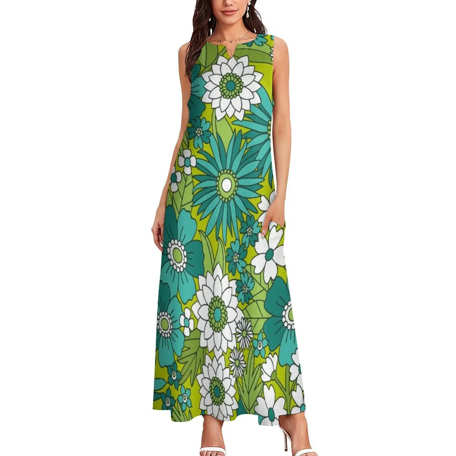 Groovy Spring Long Dress summer dresses ladies 2025 long dress women Dress