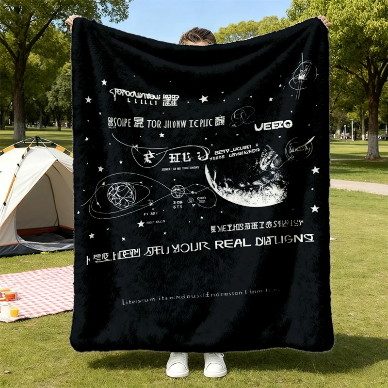 Artemis II in Our Moon Era Flannel Blanket, Moon Mission Flannel Throw, Gift Unisex Cozy Blanket Warm Blanket