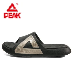 PEAK TAICHI Slides Men Summer Sandals Beach Home Slippers Male Garden Swimming Pool Shoes Indoor Flip Flops Zapatillas Plus Size