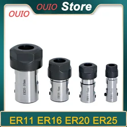 OUIO ER8 ER11 ER16 ER20 ER25 mandrino pinza mandrino albero motore asta di prolunga mandrino mandrino Set di utensili asta mandrino 4mm 5mm 6mm 8mm