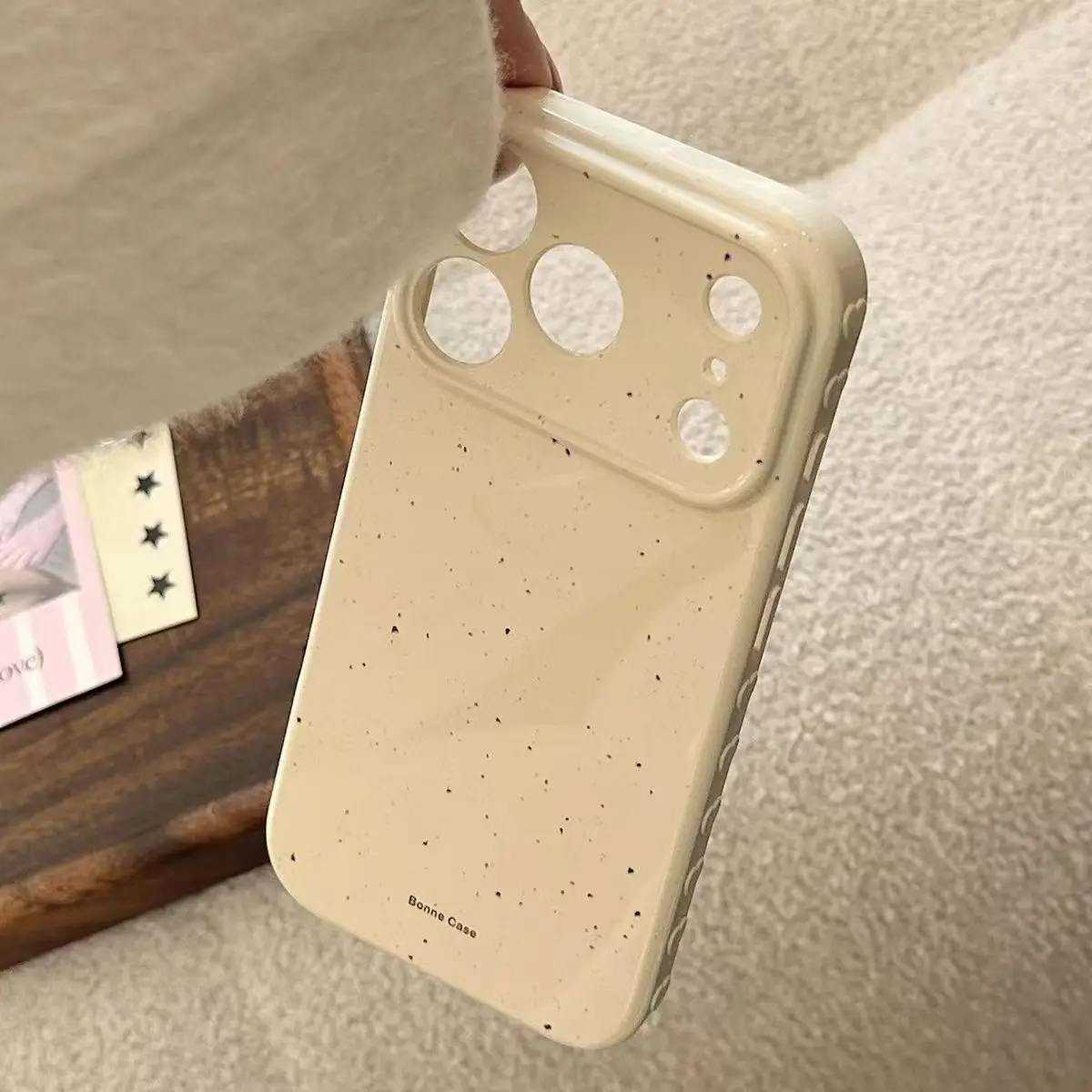 Splashing Ink Dots Letter Print Phone Case For iPhone 17 Pro Max 16 Plus 15 14 13 12 11 Shockproof Candy Soft TPU Silicone Cover